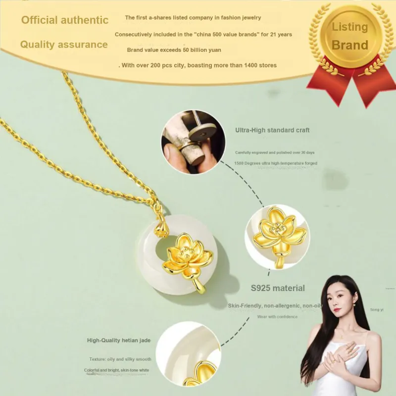 CHAOHONGJI Natural Chalcedony Necklaces Women's-3