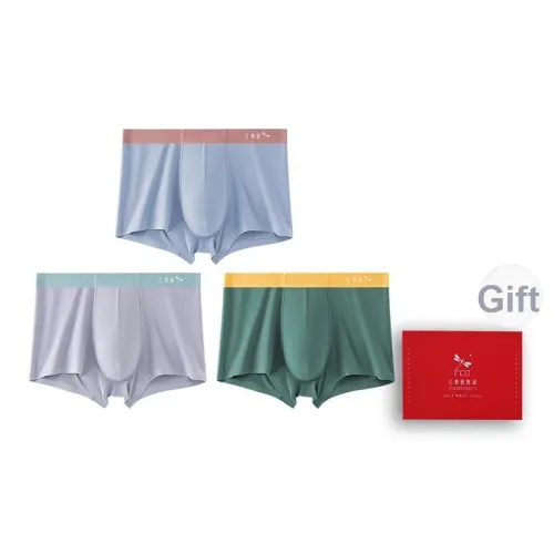 RED DRAGONFLY Модал Трусы Мужские 3 Пачки Подарочный Набор Коробка