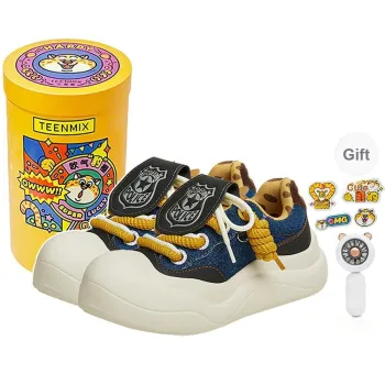 FENGKUANGDONGWUCHENG x Teenmix Leopard Cubs Low Top Skateboard Shoes Women's