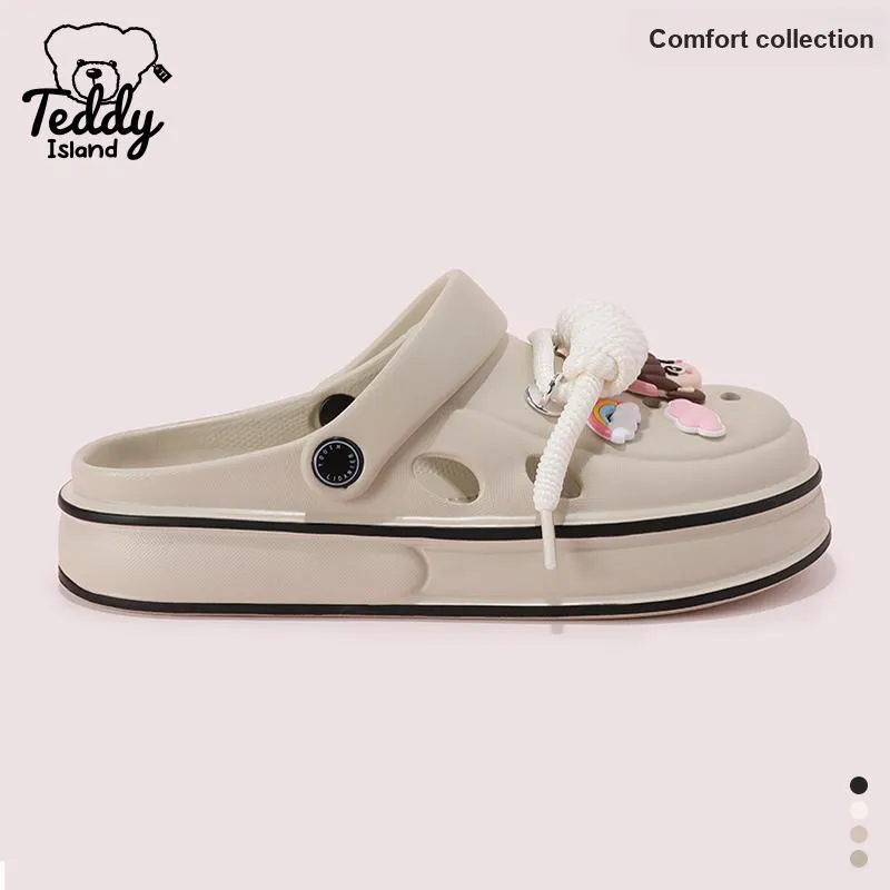 TEDDY ISLAND Cute Cartoon EVA Soft Sole Home Slip Resistant Comfortable Clogs-11