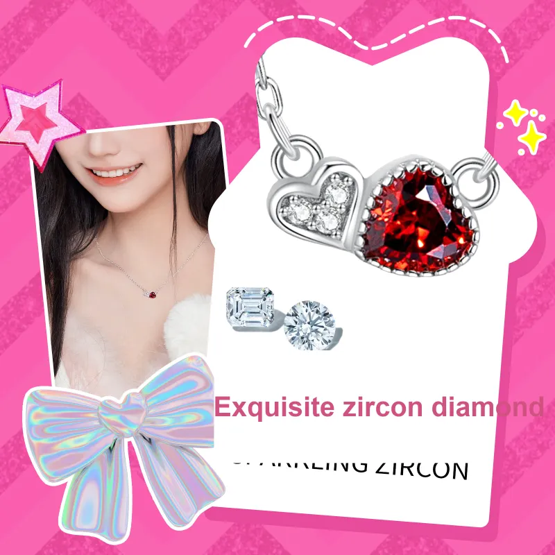 Barbie Alloy, Synthetic Cubic Zirconia Necklaces Women's-5