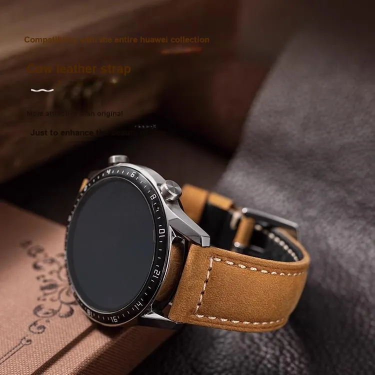 LOVINGCOOL Watch Band Huawei Compatibility Genuine Leather Material-7