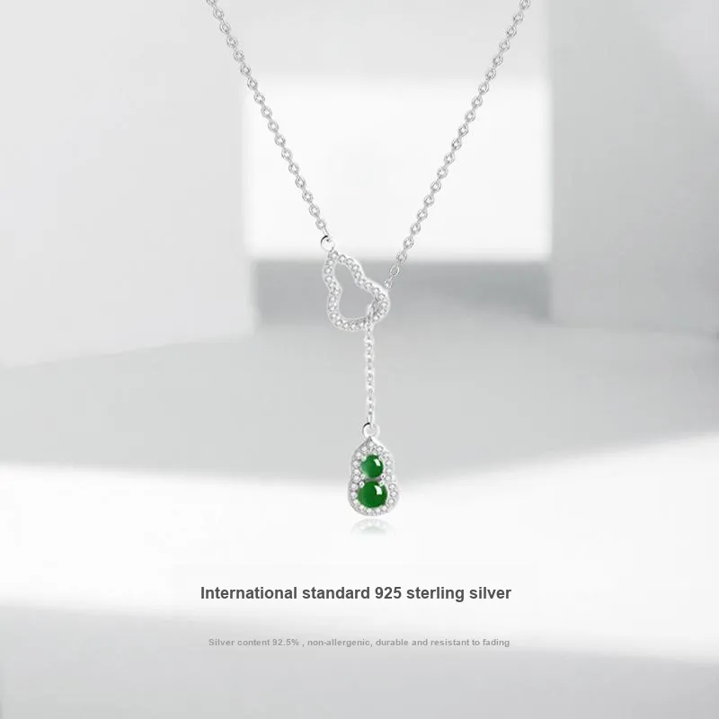 JUICY GRAPE Chalcedony Jade Necklaces Women's-2