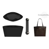 (Black Gold) City33 Two-Piece Set[Shoulder Strap Pad+Black Waterproof Liner]❤No Compartment