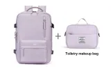 Purple Toiletry & Makeup Bag