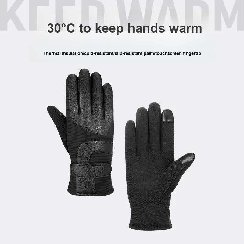 NANJIREN Thickened Sports Gloves Men's-4