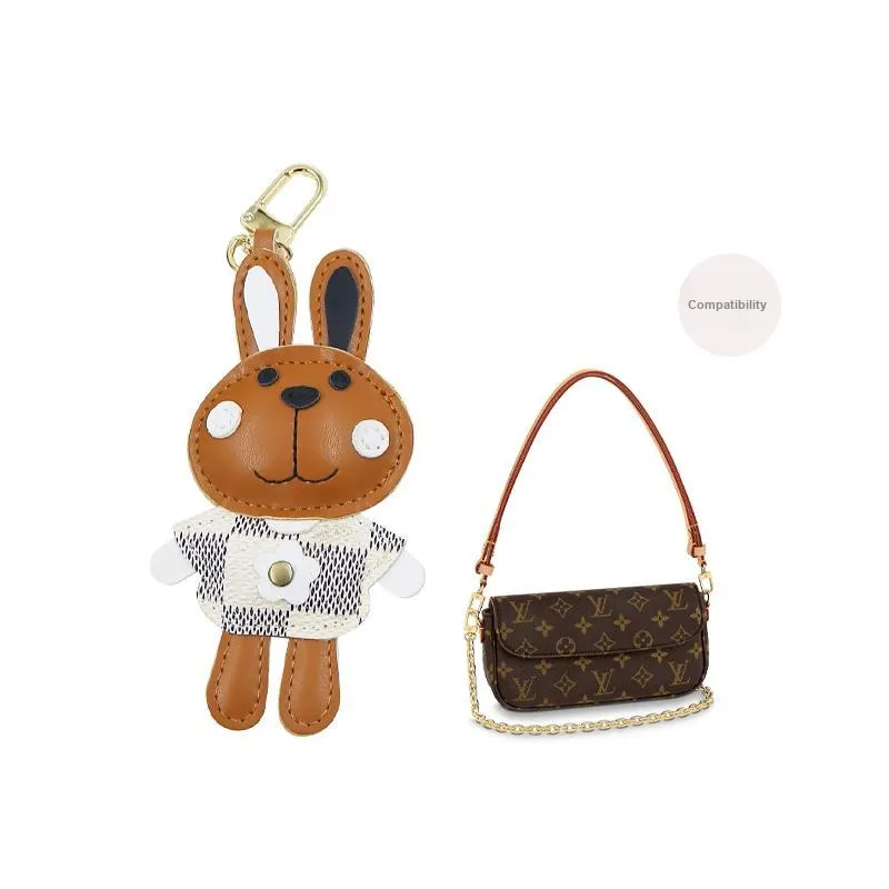 Cow Leather Bag Accessory Women's Brown-6