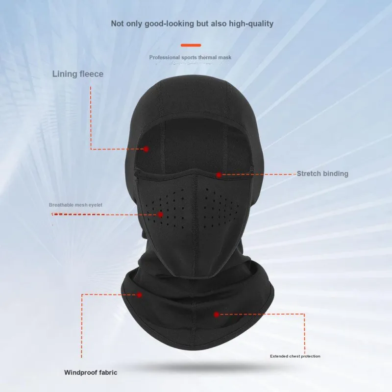 TANLU Cycling Gear Cycling Head Cover Unisex Black-1