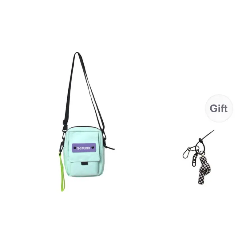 KAMLUI Nylon Shoulder Bag, Crossbody Bag Unisex White/Black/Khaki/Blue/Green-22
