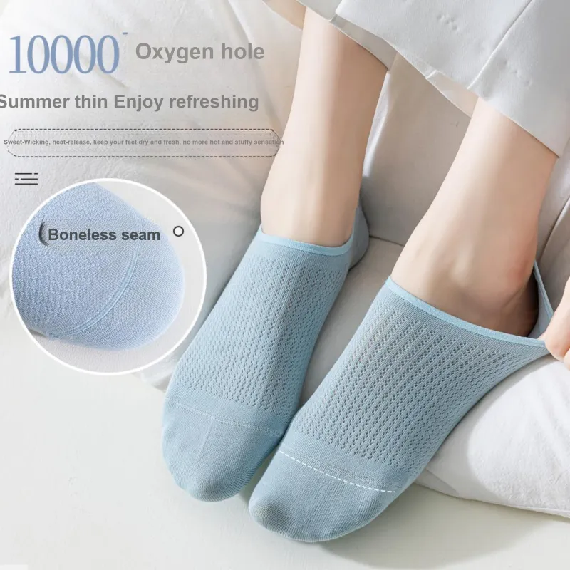 XXLLG No Show Socks Women's 5 Pack-3