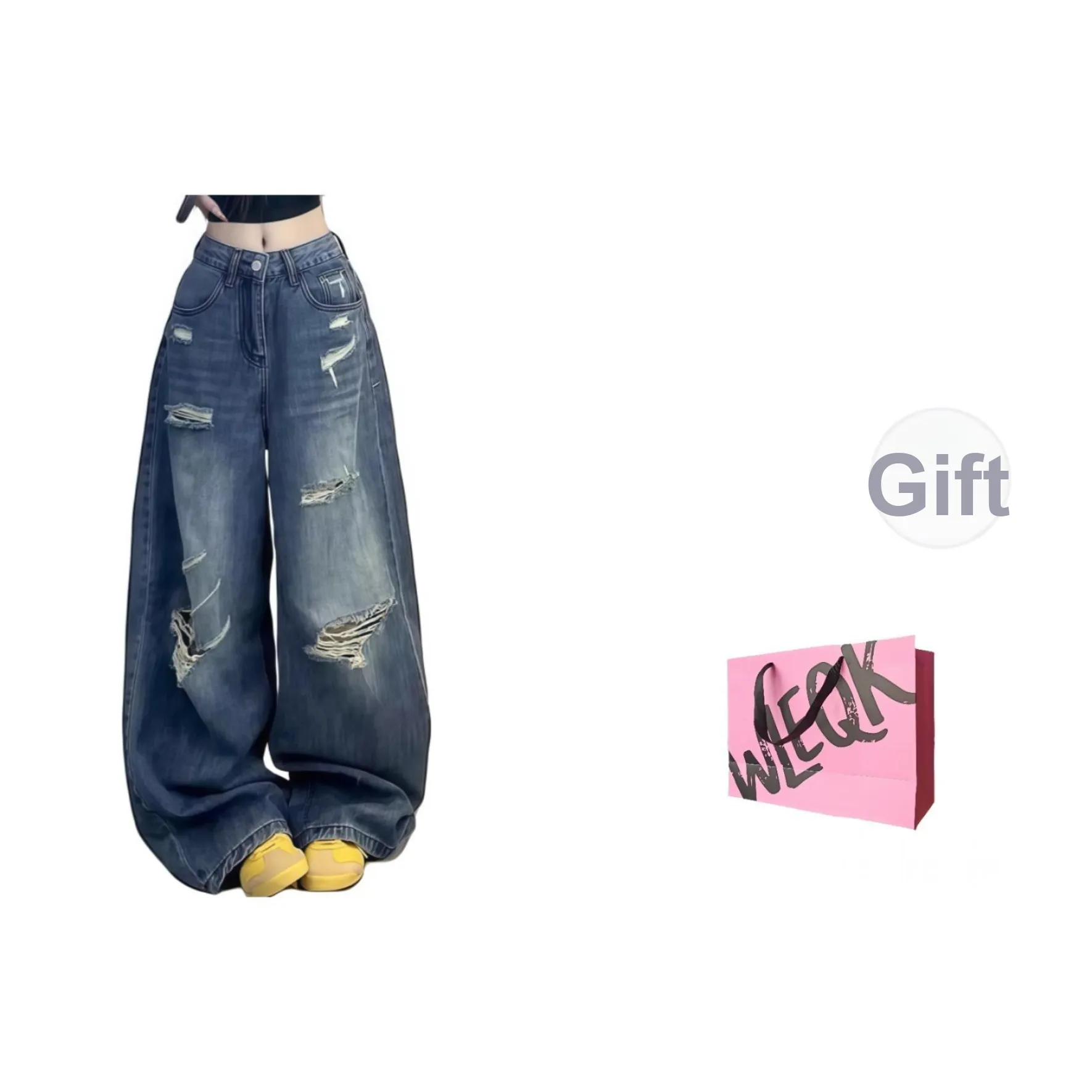 WLEQK Женские Джинсы