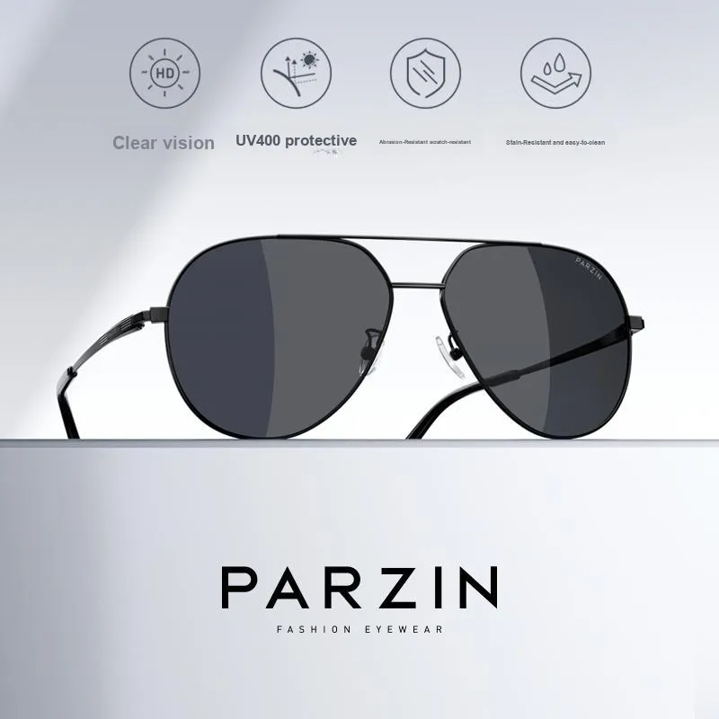PARZIN Aviator Ink Lenses Men's-4