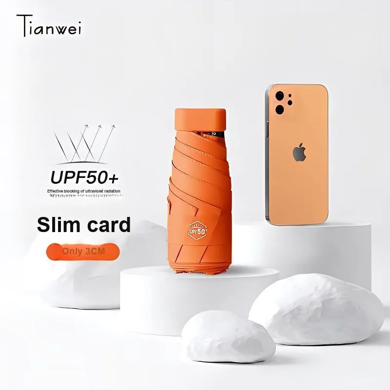TIANWEI UMBRELLA Umbrellas Light Yellow/Orange/Beige/Green/Purple/Black/Blue/Pink-3
