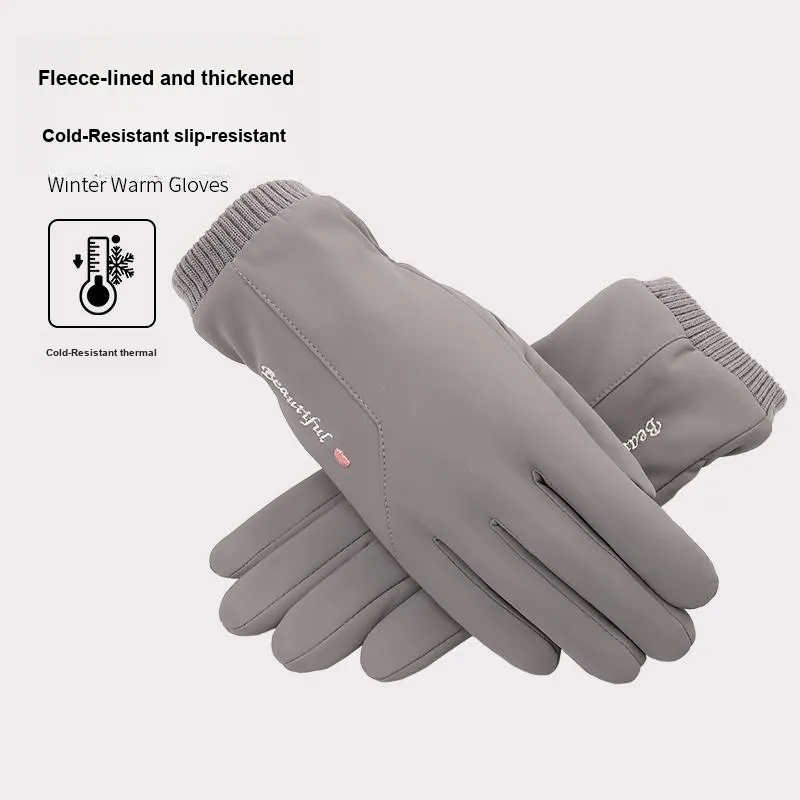 NANJIREN Warm Gloves Women's Pink-5