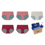 5 Pack (Vintage Rubber Pink+Vintage Rubber Pink+Burgundy Red+Burgundy Red+Coconut Milk Simple White)