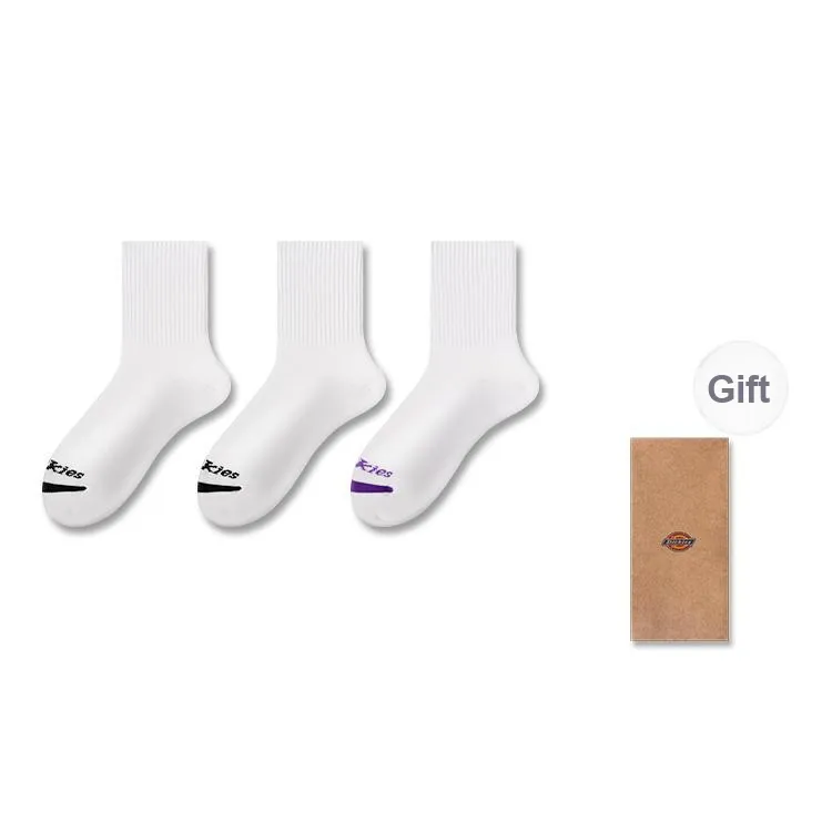 Dickies High Rebound Comfortable Skin Friendly Fall Winter Crew Socks Unisex-36