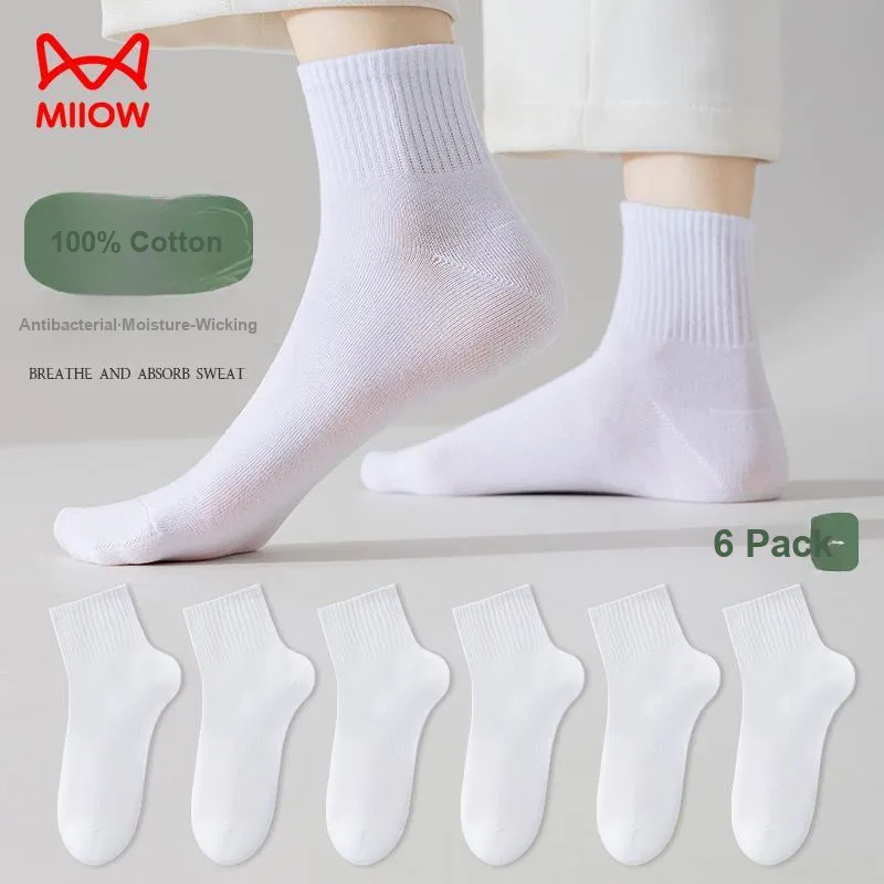 MIIOW Ankle Socks Women's 6 Pack-7