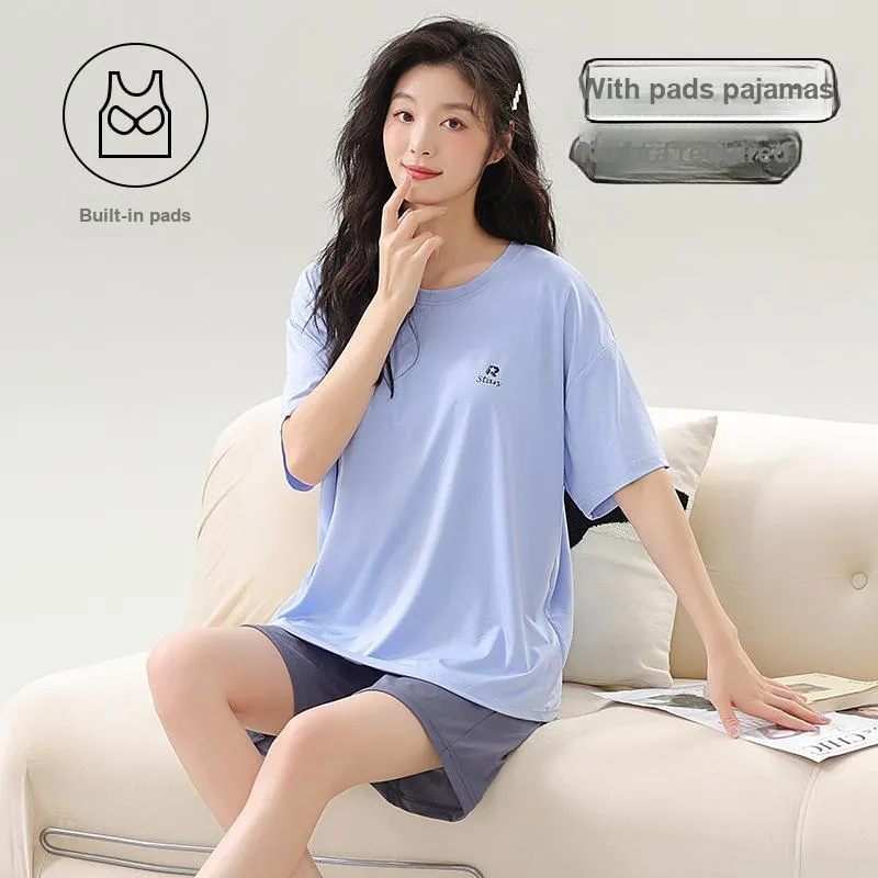 GOSO Pajama Set Women's Sky Blue-5