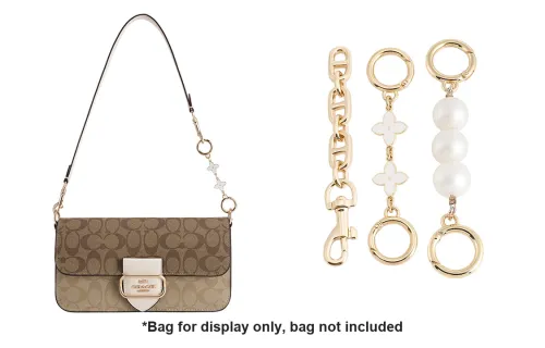 Luxury Care Artisan Workshop Metal Bag Strap Women's Gold Tone