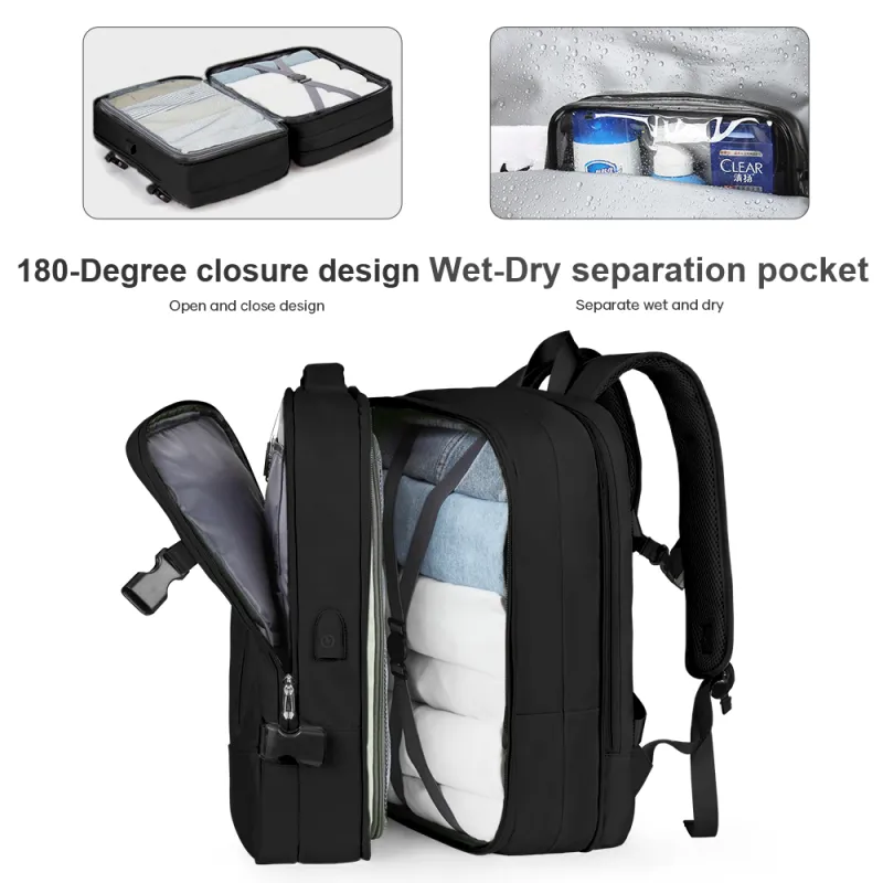 QING QI ZHE Fabric Travel Bags Backpack Regular Unisex Multicolor-6