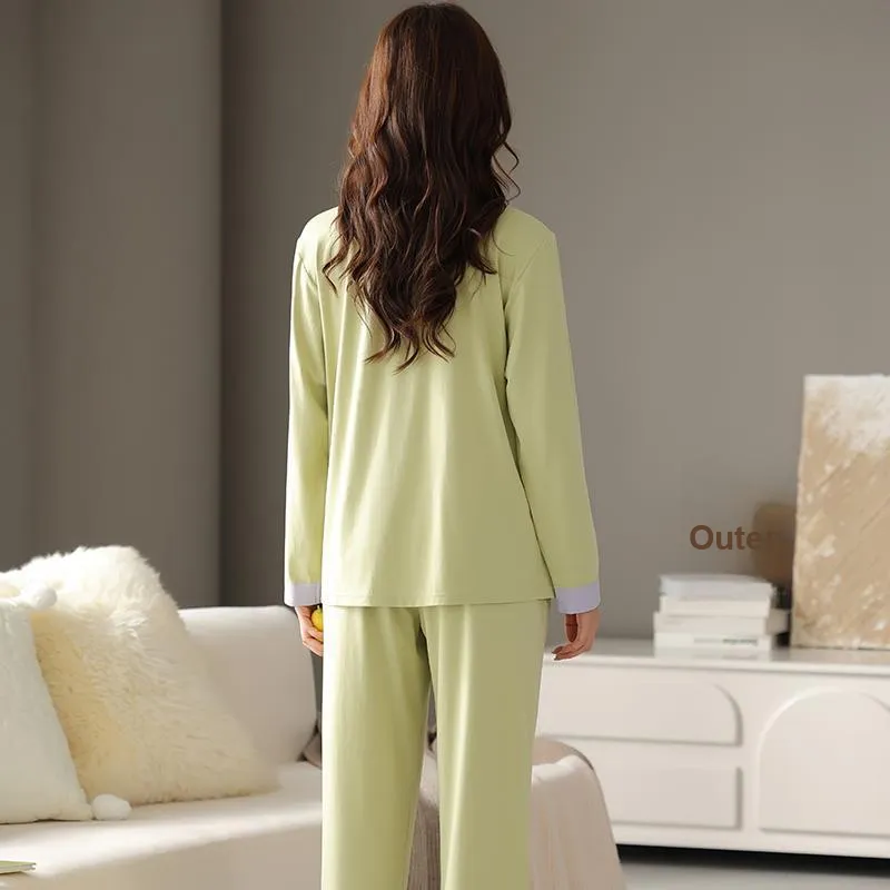 William Pajama Set Women's Avocado Green-1