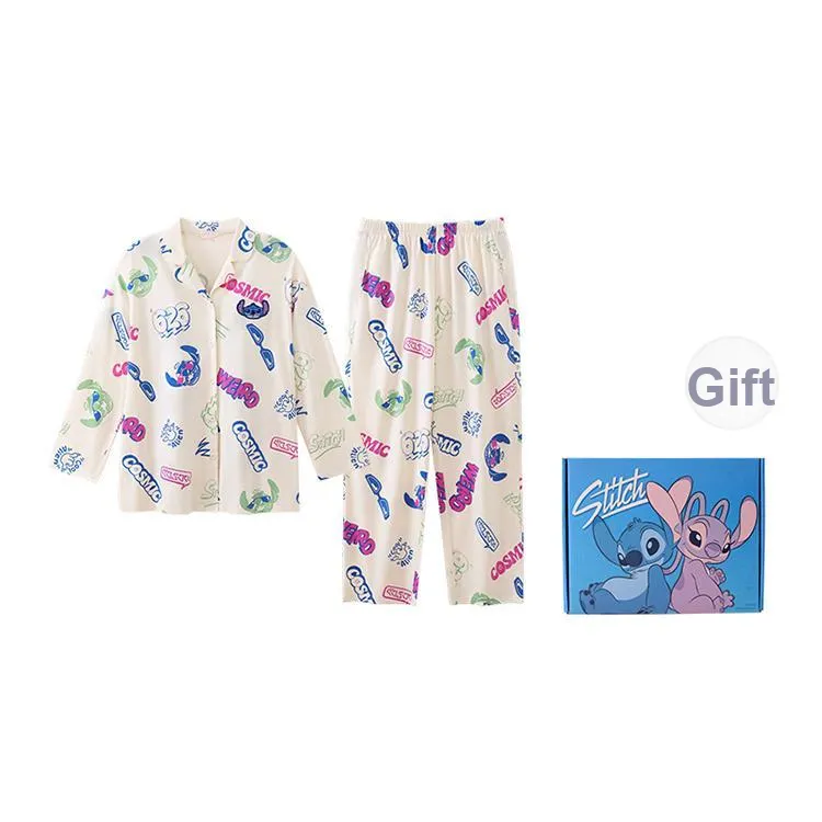 JINGYUN x Disney Pajama Set Unisex Ecru