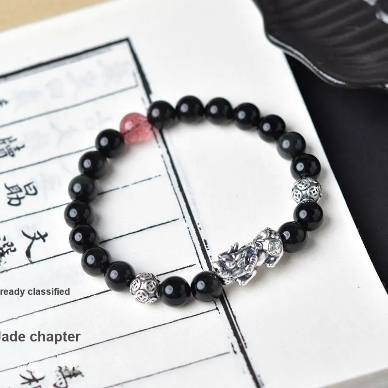 Tokai Family Obsidian Bracelets Unisex-2