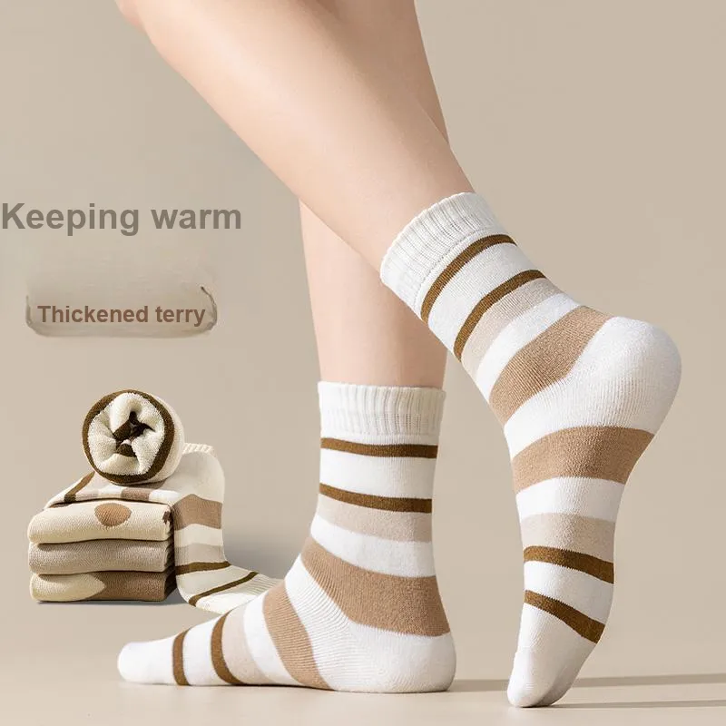 Lan Miao Mid Calf Socks Women's Combo Set-9