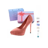 러셋 레드 스웨이드 12cm [선물 박스 세트] (증정품 포함)