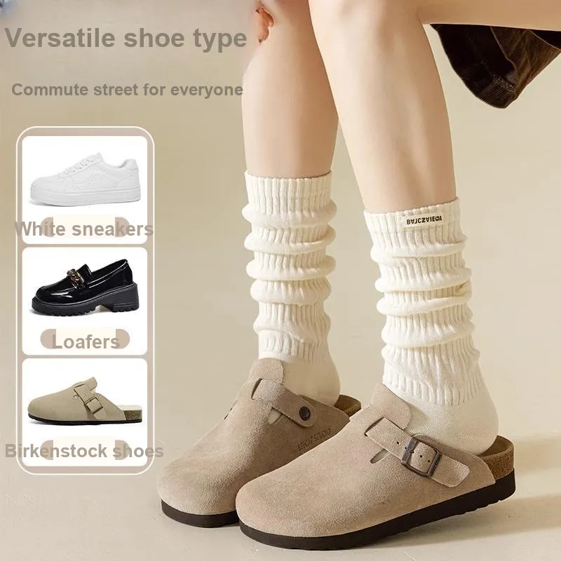 MIIOW Trend Party Series Knee High Socks Women's Shopping Bag 3 Pack-3
