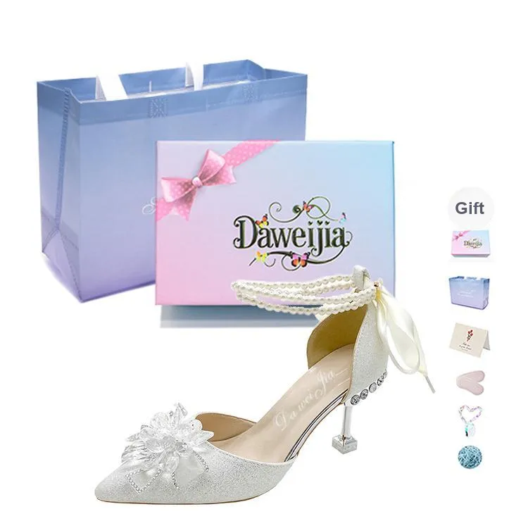 Dawei's House Slim Heel High Heels Women's Gift Box Set-11