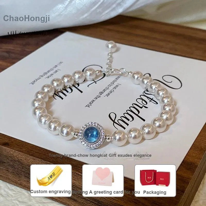 CHAOHONGJI 925 Sterling Silver Bracelets Women's-6