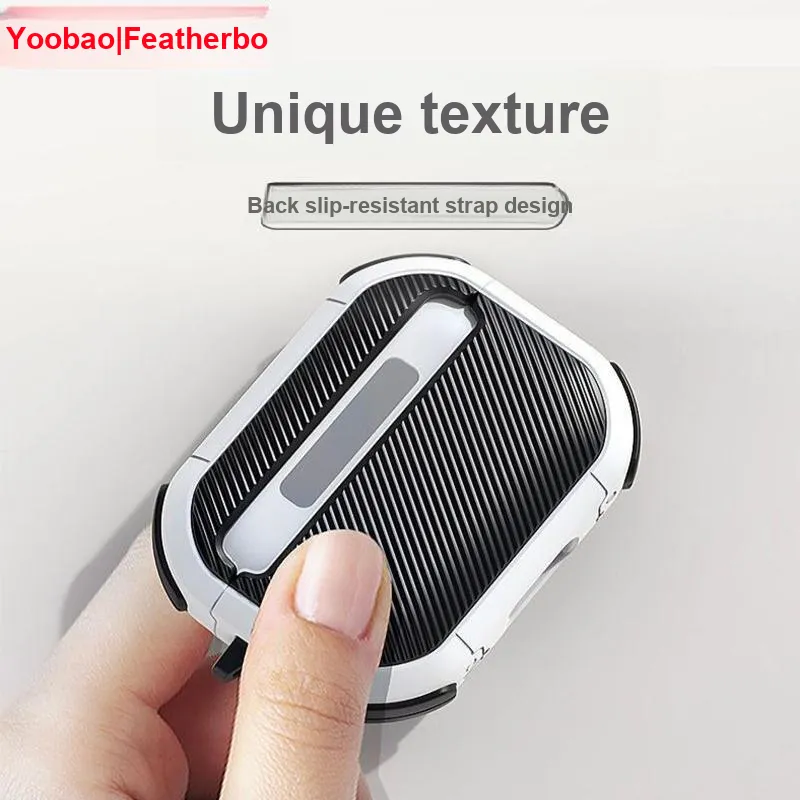 Yoobao Compatibility AirPods1/2/3 TPU Upgraded Airbag Protective Matte With Impact Resistant Features Headphone Cases-4