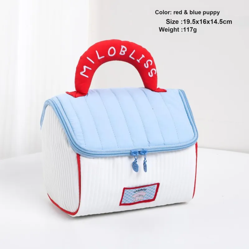 MITIANTU Upgraded Makeup Tool Set, Cottage House Design, Large Capacity Makeup Bag, Handbag, Toiletry Bag, Storage Bag-9