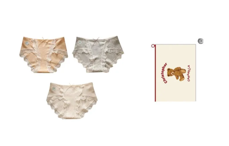 Caramella Underpants Women's Shopping Bag 3 Pack-1