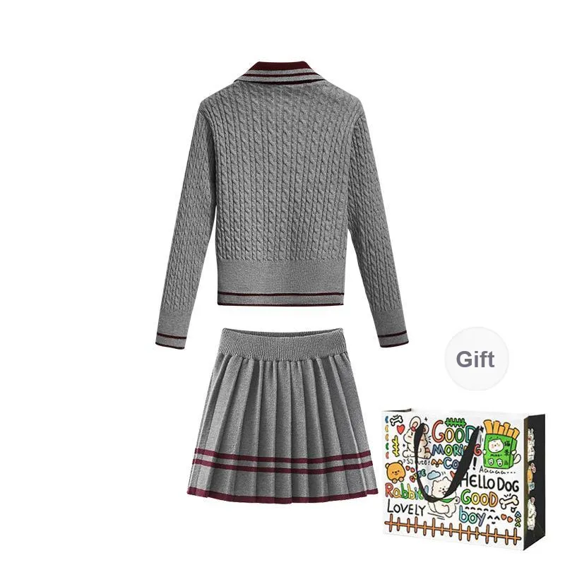 OURUOKE Two Piece Skirt Sets Women's-1