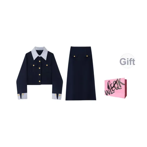 WLEQK Женские Комплекты с Юбкой