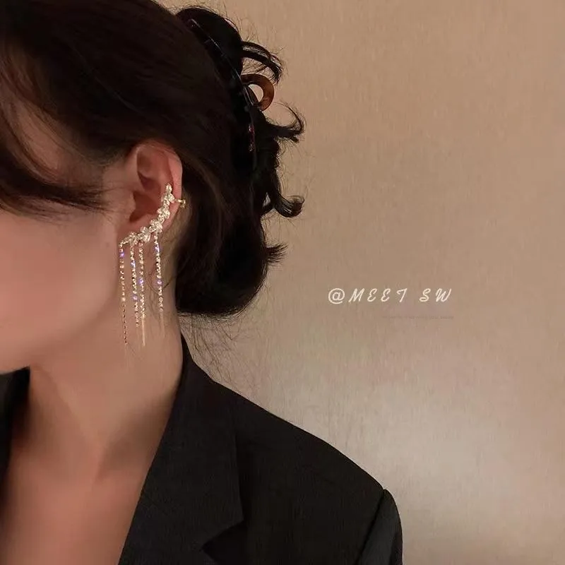 ONEKISS Gold Plated Copper Earrings Women's-4