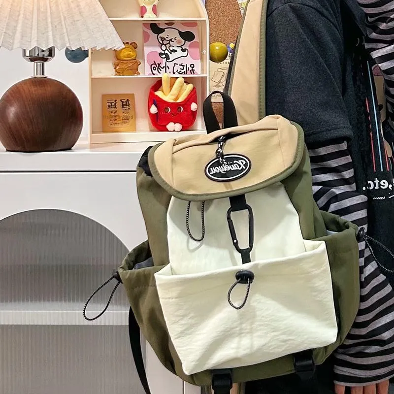 Debecca Nylon Backpack Regular Unisex Multicolor-1