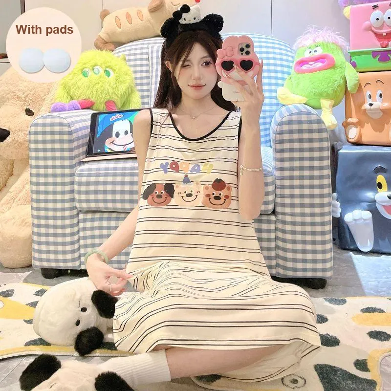 Ta Yan Nightgown Women's Apricot-1