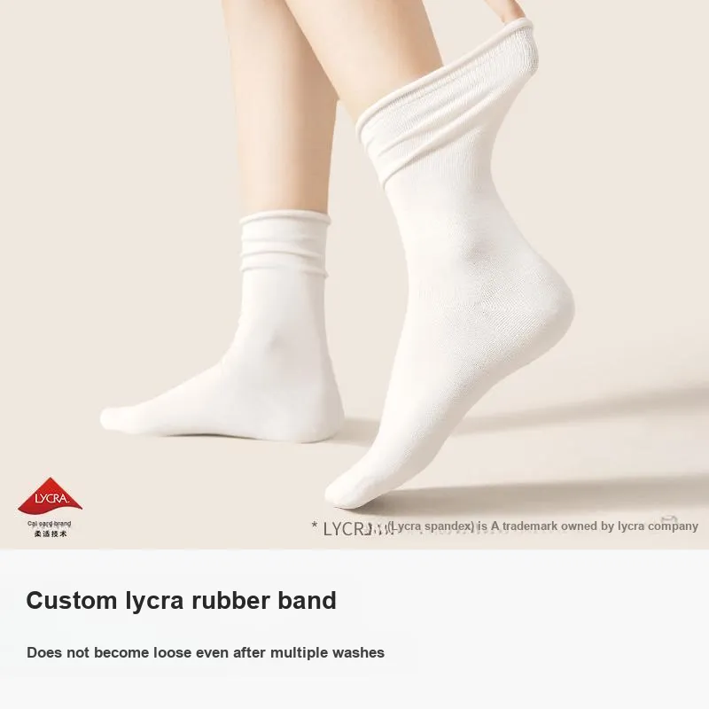 B&C.Room Mid Calf Socks Fall Winter Women's 5 Pack-15