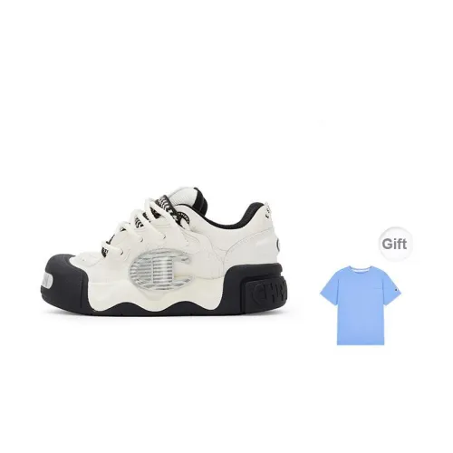 Champion Low Top Skateboard Shoes Women's Black White