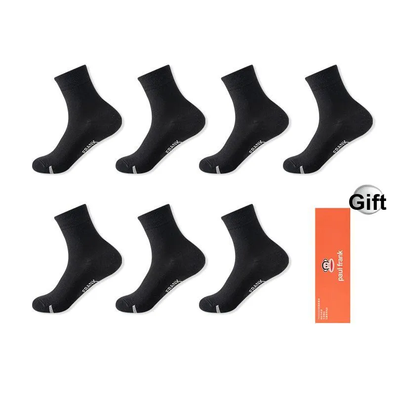 PAUL FRANK Mid Calf Socks Unisex Gift Box 7 Double Packs-45