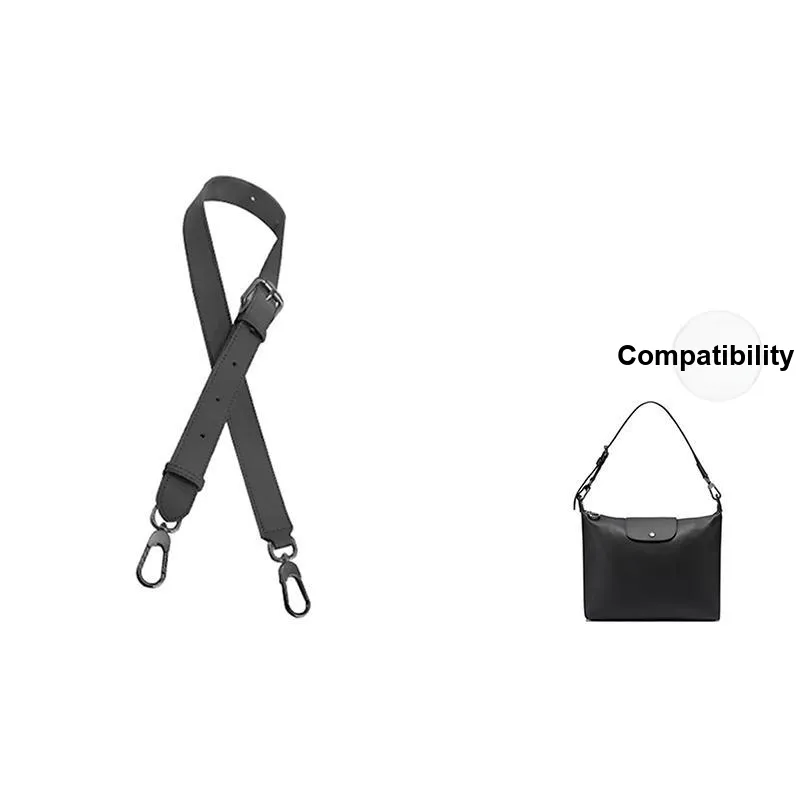 Jingxi Cow Leather Longchamp Shoulder Strap Extension Crossbody Bag Conversion Bag Accessory Women's Multicolor