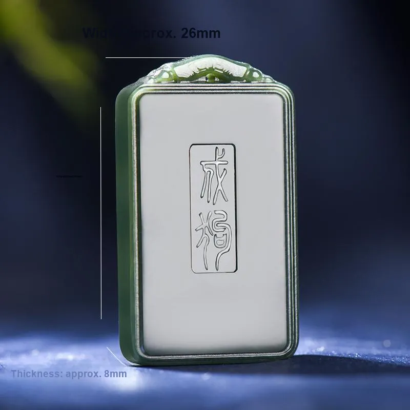 KUNYUYAO Hetian Jade Pendants Green Jade Unisex-52