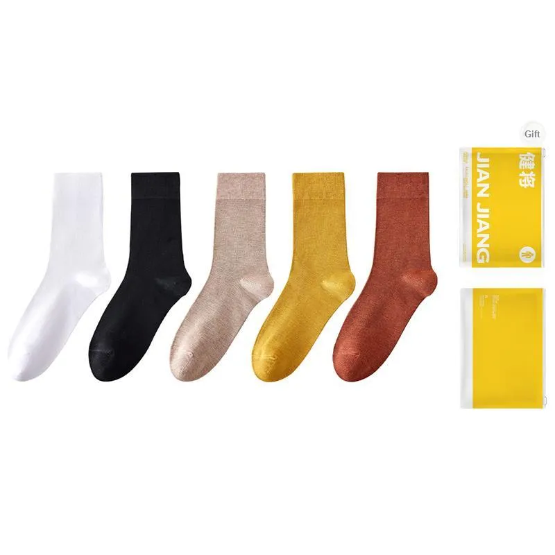 Master Mid Calf Socks Men's Shopping Bag Combo Set-11