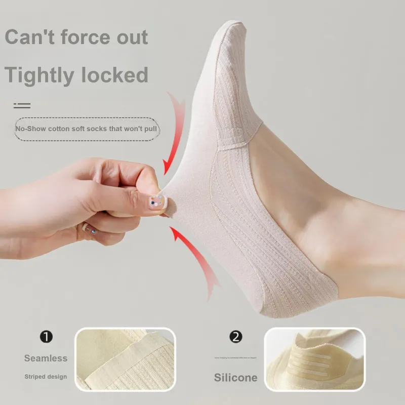 XXLLG No Show Socks Women's 3 Pack-2