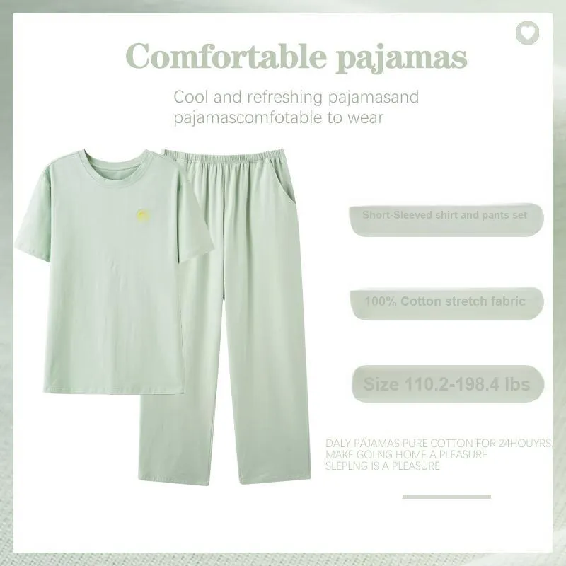 GOSO Pajama Set Men's Aqua Green-1