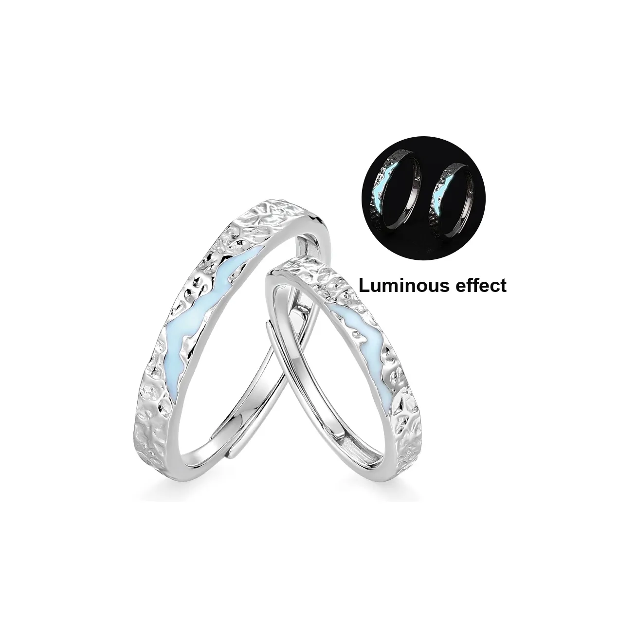 KADER 925 Sterling Silver Rings Unisex Silver