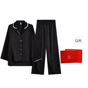 Shanghai Story Pajama Set Women's Gift Box Set Black